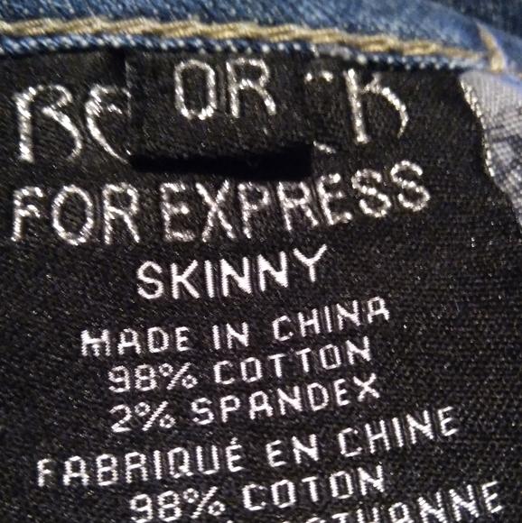 Express Rerock Skinny Jeans. - Picture 7 of 9